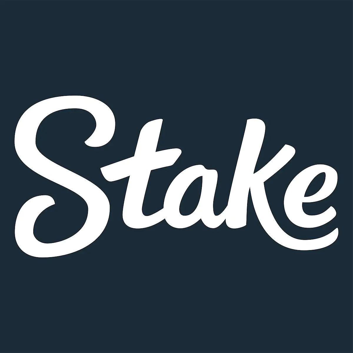 Logo haute résolution de Stake.com, plateforme de paris crypto